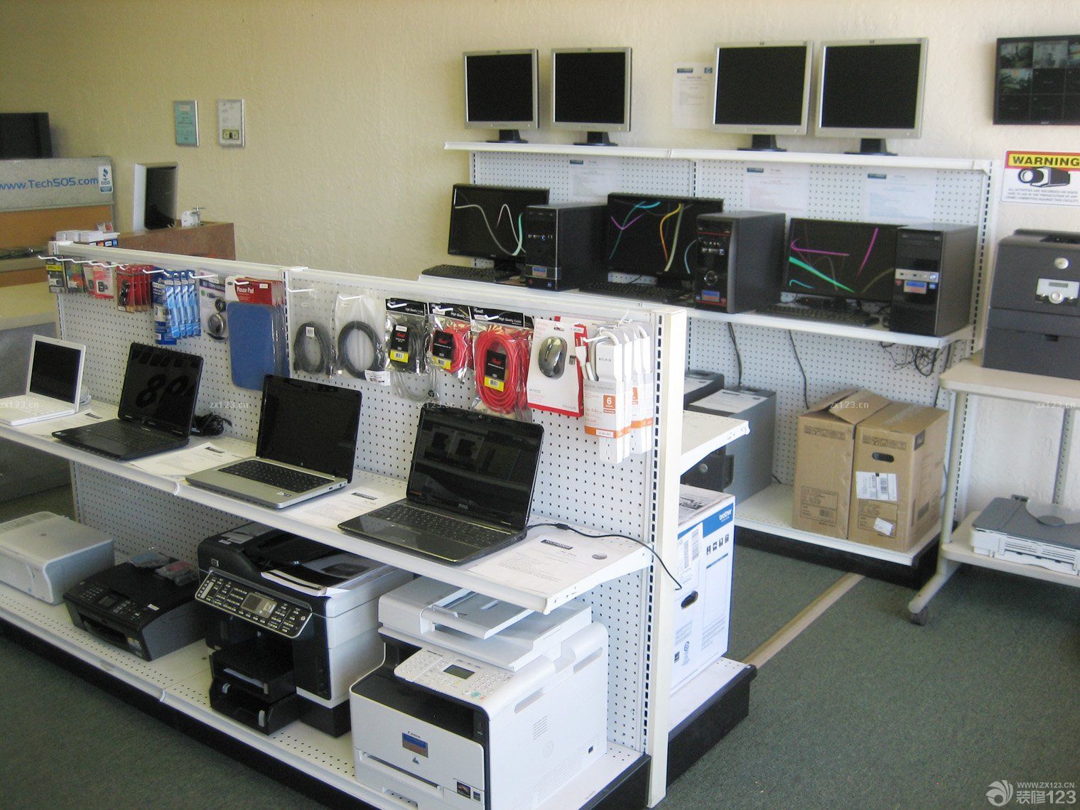 電腦店面設(shè)計(jì)裝修圖 優(yōu)化銷(xiāo)售電子產(chǎn)品的環(huán)境策略